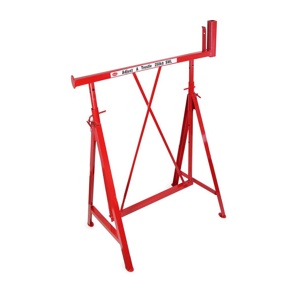 Bricklayers Trestle, Adjustable 1200 – 1800mm (Certified To AU Standards)